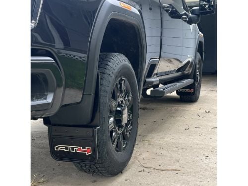 Truck Hardware Gatorback AT4 Black Wrap Mud Flaps - Set of 4 - Fits 2020-2026 GMC Sierra 2500/3500HD customer photo