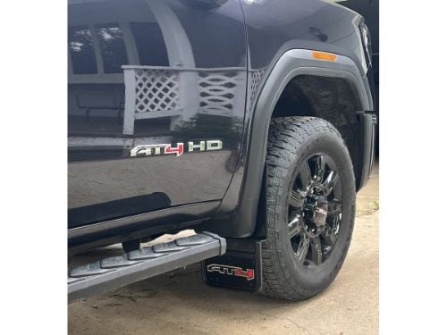Truck Hardware Gatorback AT4 Black Wrap Mud Flaps - Set of 4 - Fits 2020-2026 GMC Sierra 2500/3500HD customer photo