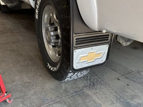 Truck Hardware Gatorback 12"x23" Gold Bowtie Cut Mud Flaps customer photo