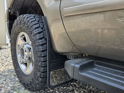 Truck Hardware Gatorback 12"x23" Stainless Plate Mud Flaps customer photo