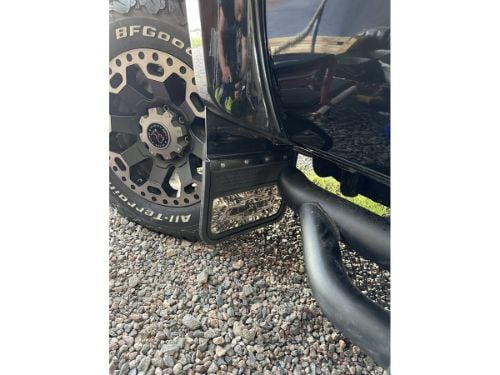 Truck Hardware Gatorback Mud Flap Brackets - 5/8" Kickback - Front - 2007-2013 Silverado/Sierra customer photo