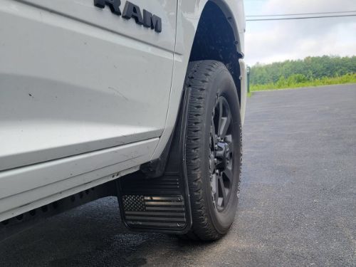 Truck Hardware Gatorback Black American Flag Mud Flaps - Set of 4 - Fits 2009-2018 RAM 1500 & 2010-2018 RAM 2500/3500 customer photo