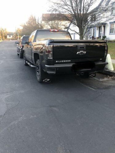Truck Hardware Gatorback 12"x26" Black Bowtie Wrap Mud Flaps customer photo