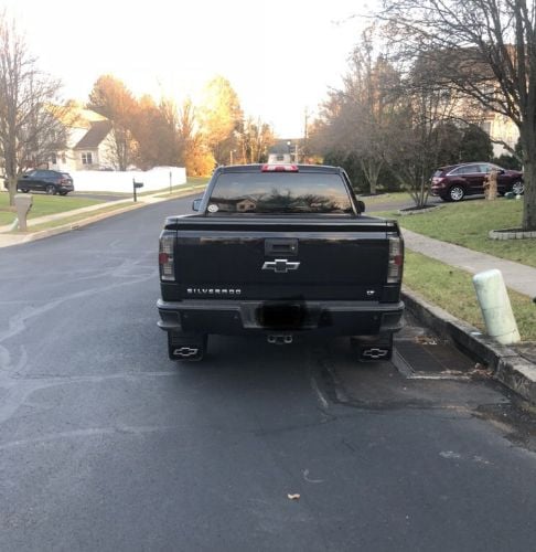 Truck Hardware Gatorback 12"x26" Black Bowtie Wrap Mud Flaps customer photo