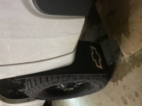 Truck Hardware Gatorback 12"x26" Black Bowtie Wrap Cut Mud Flaps customer photo