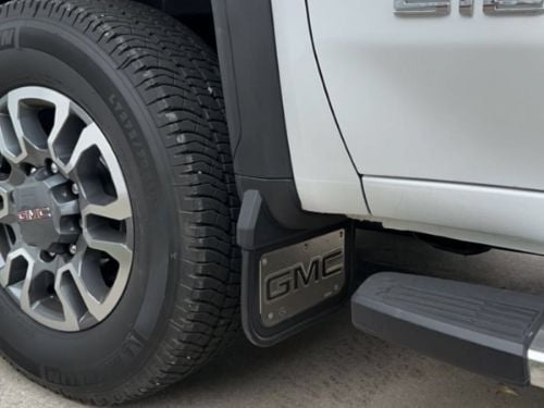 Truck Hardware Gatorback Black GMC Mud Flaps & Caps - Set of 4 - Fits 2020-2026 GMC Sierra 2500/3500HD customer photo