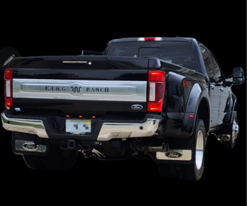 Truck Hardware Gatorback Black Ford Oval Mud Flaps - Set of 4 - Fits 2017-2022 Ford F-450 customer photo