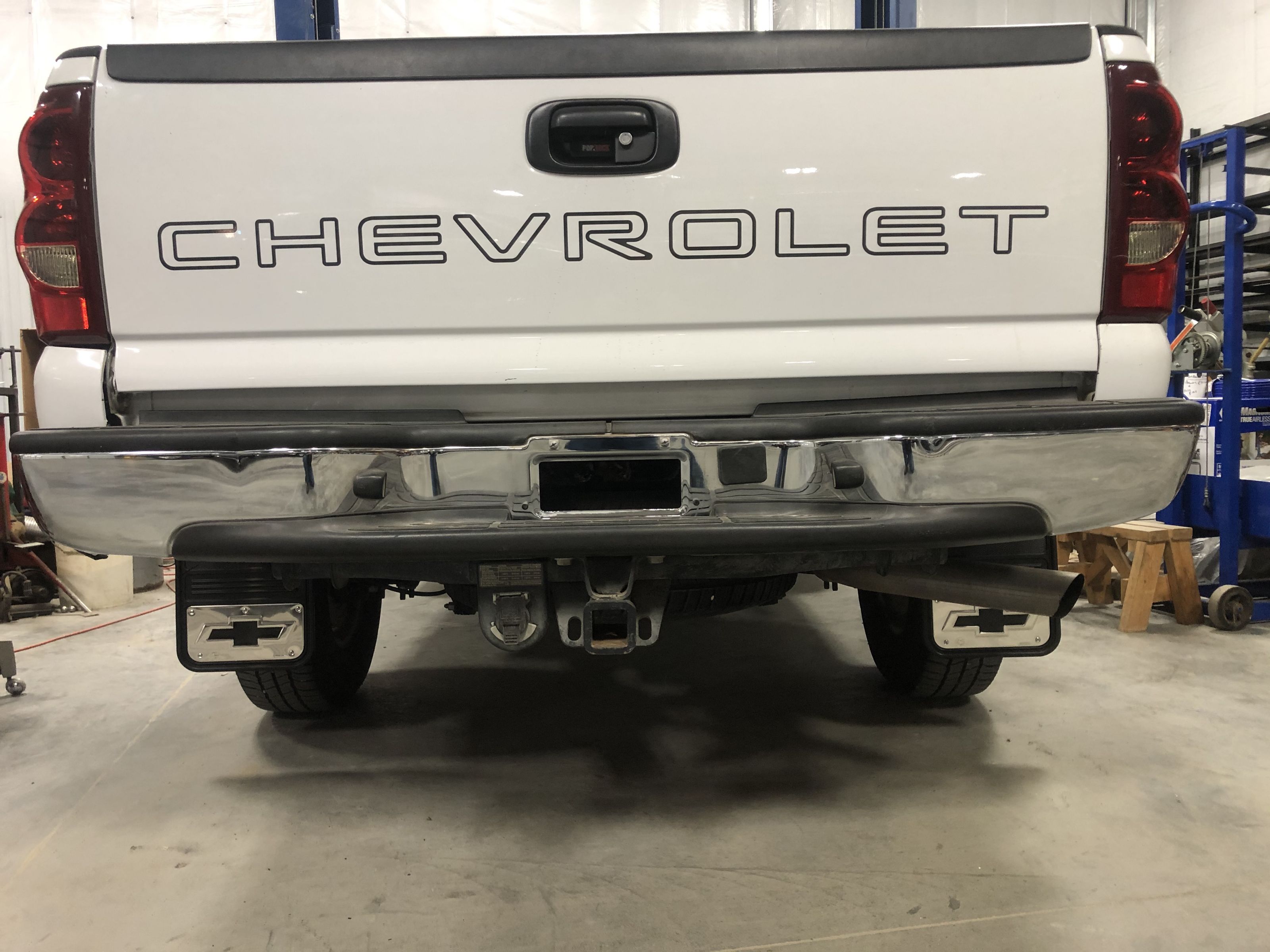 Chevrolet Bed Liner with Bowtie Logo and Integrated Storage
