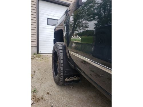 Truck Hardware Gatorback 12"x23" Black Wrap High Country Cut Mud Flaps customer photo