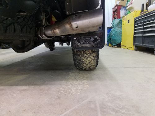Truck Hardware Gatorback 12"x26" Gunmetal Ford Mud Flaps customer photo