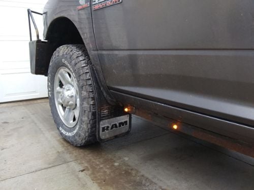Truck Hardware Gatorback RAM Text Mud Flaps - Front Pair - Fits 2009-2018 RAM 1500 & 2010-2026 RAM 2500/3500 customer photo
