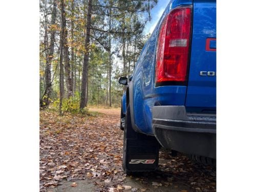 Truck Hardware Gatorback ZR2 Black Plate Mud Flaps - 5/8" Kickback - Set customer photo
