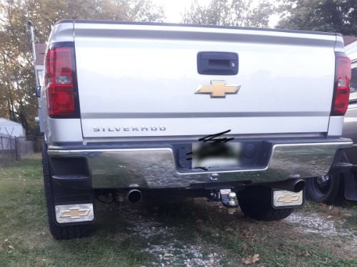 Truck Hardware Gatorback 12"x23" Gold Bowtie Cut Mud Flaps customer photo