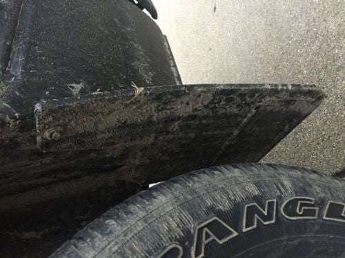 Truck Hardware Gatorback Rubber Mud Flaps - Rear Pair - Fits 2009-2018 RAM 1500 & 2010-2018 RAM 2500/3500 customer photo
