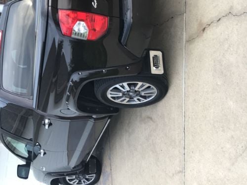 Truck Hardware Gatorback Stainless Plate Mud Flaps - Set of 4 - Fits 2016-2023 Toyota Tacoma customer photo