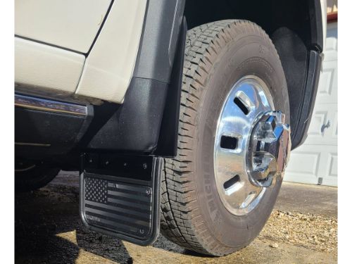 Truck Hardware Gatorback Black American Flag Dually Mud Flaps - Set of 4 - Fits 2020-2026 GMC Sierra 3500HD customer photo