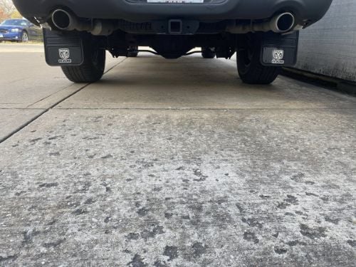 Truck Hardware Gatorback Black Wrap RAM Head Mud Flaps - Set of 4 - Fits 2009-2018 RAM 1500 & 2010-2018 RAM 2500/3500 customer photo