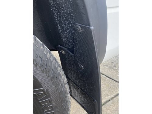 Truck Hardware Gatorback Black Wrap RAM Head Mud Flaps - Set of 4 - Fits 2009-2018 RAM 1500 & 2010-2018 RAM 2500/3500 customer photo