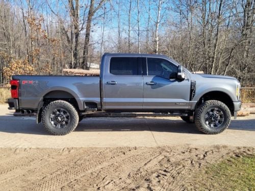 Truck Hardware Gatorback Rubber Offset Mud Flaps - Set of 4 - Fits 2023-2026 Ford F-250/F-350 customer photo