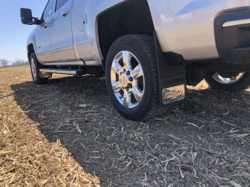 Truck Hardware Gatorback Single Plate - Gold Bowtie For 12" Flaps customer photo