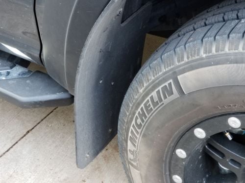 Luverne Rubber Mud Guards - 12"x23" - Front Pair customer photo