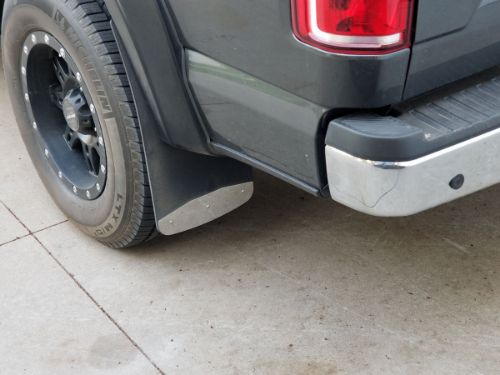 Luverne Rubber Mud Guards - 12"x23" - Rear customer photo