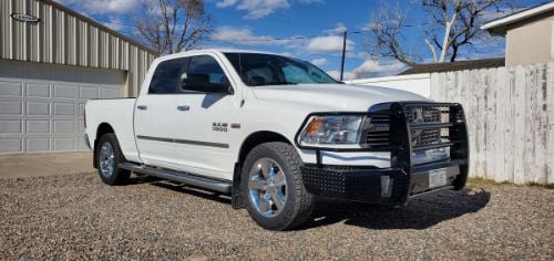 Truck Hardware Gatorback Gunmetal Plate Mud Flaps - Front Pair - Fits 2009-2018 RAM 1500 & 2010-2026 RAM 2500/3500 customer photo