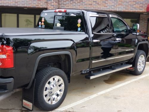 Truck Hardware Gatorback 12"x23" Red GMC Mud Flaps customer photo