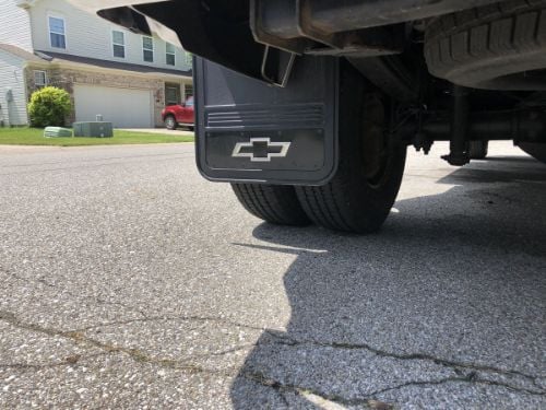 Truck Hardware Gatorback 21"x24" Dually Black Wrap Bowtie Mud Flaps customer photo
