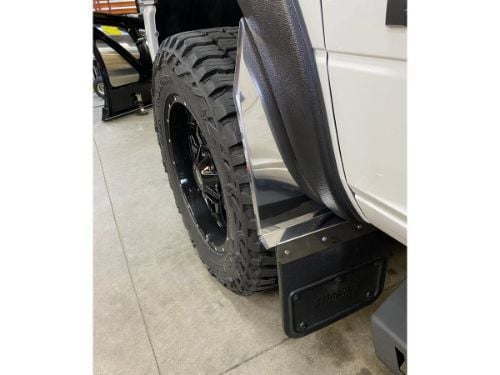Truck Hardware Gatorback Rubber Mud Flaps - 14" Wide - Stainless Steel Brackets customer photo