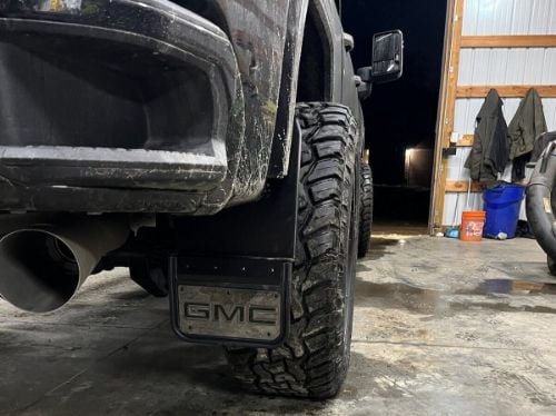 Truck Hardware Gatorback Gunmetal GMC Mud Flaps - Set of 4 - Fits 2020-2026 GMC Sierra 2500/3500HD customer photo