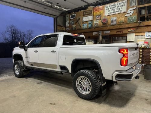 Truck Hardware Gatorback "High Country" Logo Mud Flaps - 14" Wide - Stainless Steel Brackets customer photo
