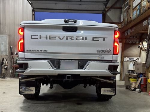 Truck Hardware Gatorback "High Country" Logo Mud Flaps - 14" Wide - Stainless Steel Brackets customer photo