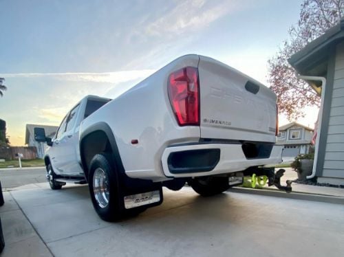 Truck Hardware Gatorback High Country Dually Mud Flaps - Set of 4 - Fits 2020-2026 Chevy Silverado 3500HD customer photo