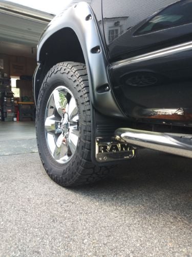 Truck Hardware Gatorback 12"x23" RAM Text Mud Flaps customer photo