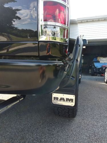 Truck Hardware Gatorback 12"x23" RAM Text Mud Flaps customer photo
