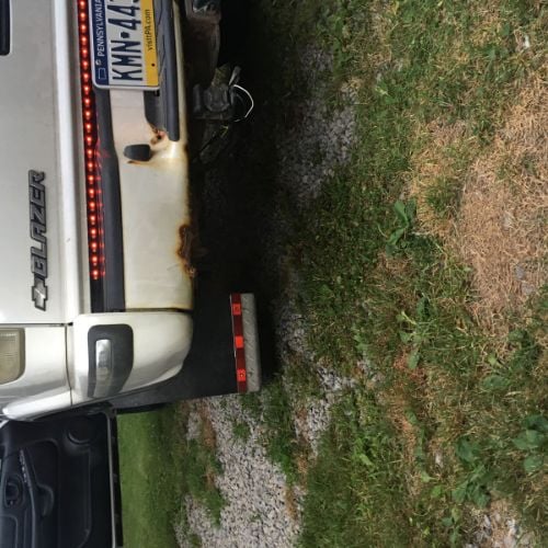 Truck Hardware Universal Single Rear Wheel "L" Mud Flap Brackets customer photo