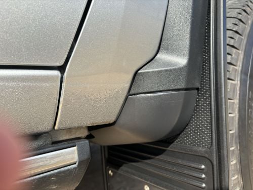 Truck Hardware Gatorback Black Bowtie Dually Mud Flaps - Set of 4 - Fits 2020-2026 Chevy Silverado 3500HD customer photo