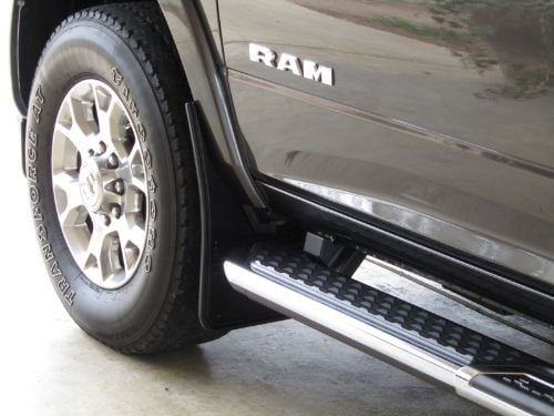 Truck Hardware Gatorback Black Plate Mud Flaps - Set of 4 - Fits 2009-2018 RAM 1500 & 2010-2018 RAM 2500/3500 customer photo