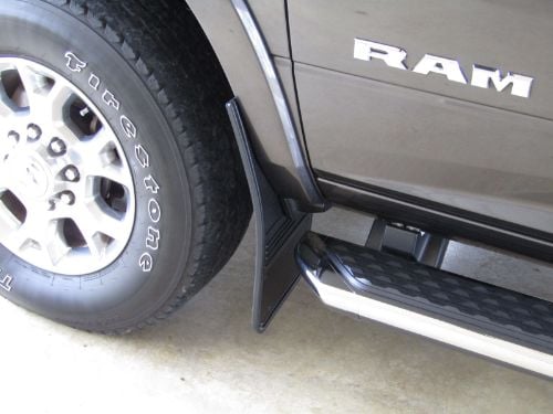 Truck Hardware Gatorback Black Plate Mud Flaps - Set of 4 - Fits 2009-2018 RAM 1500 & 2010-2018 RAM 2500/3500 customer photo