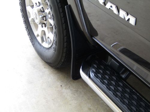 Truck Hardware Gatorback Black Plate Mud Flaps - Set of 4 - Fits 2009-2018 RAM 1500 & 2010-2018 RAM 2500/3500 customer photo