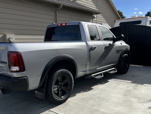 Truck Hardware Gatorback Gunmetal RAM Head Mud Flaps - Set of 4 - Fits 2009-2018 RAM 1500 & 2010-2018 RAM 2500/3500 customer photo