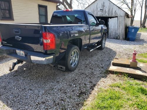 Truck Hardware Gatorback 12"x23" Black Bowtie Cut Mud Flaps customer photo