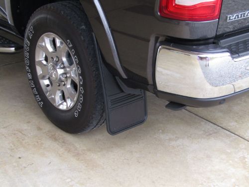 Truck Hardware Gatorback Black Plate Mud Flaps - Rear Pair - Fits 2019-2026 RAM 2500/3500 customer photo