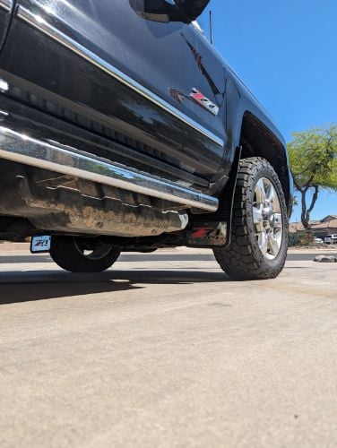 Truck Hardware Gatorback 12"x23" Z71 Cut Mud Flaps customer photo