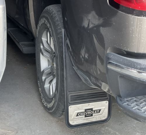 Truck Hardware Gatorback Classic Bowtie Mud Flaps - Set of 4 - Fits 2014-2018 Chevy Silverado 1500 & 2015-2019 2500/3500HD customer photo