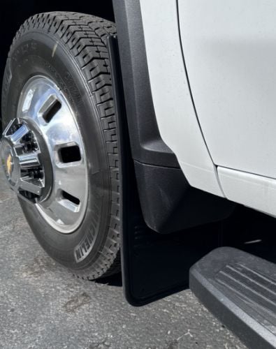 Truck Hardware Gatorback Rubber Dually Mud Flaps - Set of 4 - Fits 2020-2026 Chevy Silverado 3500HD customer photo