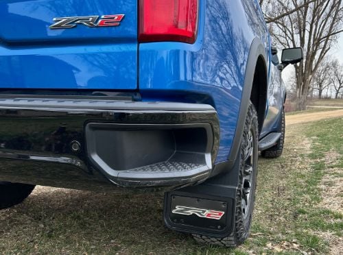 Truck Hardware Gatorback Black Wrap ZR2 Offset Mud Flaps - Set of