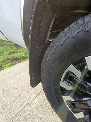 Truck Hardware Gatorback Rubber Mud Flaps - Set of 4 - Fits 2022-2026 Nissan Frontier customer photo