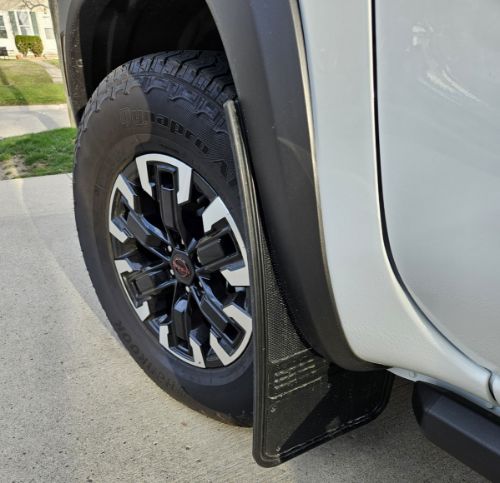 Truck Hardware Gatorback Rubber Mud Flaps - Set of 4 - Fits 2022-2026 Nissan Frontier customer photo